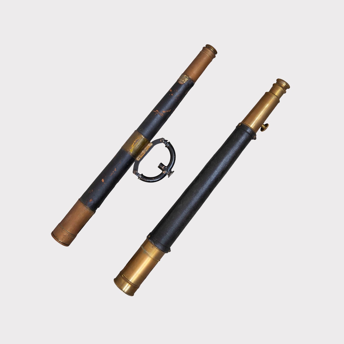 Telescope with Leather and Brass pair